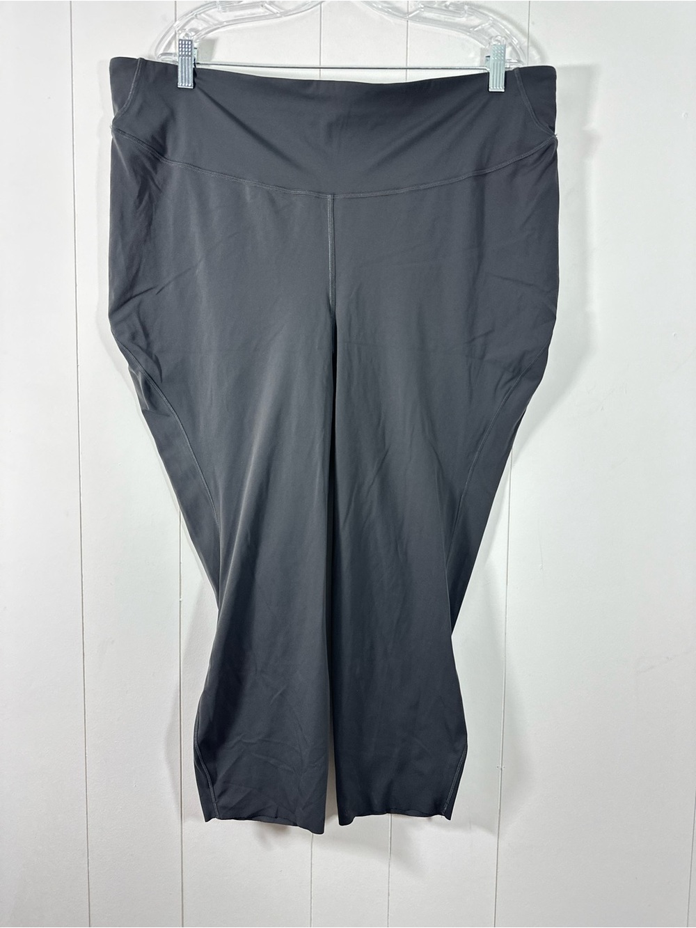 Lululemon Womens Gray Sz 20 Fast Free High-Rise Legging Crop Athletic Pants